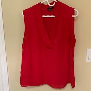 DKNY Red Sleeveless Top.